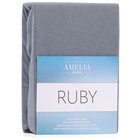 AmeliaHome Ruby -muotoonommeltu lakana, harmaa