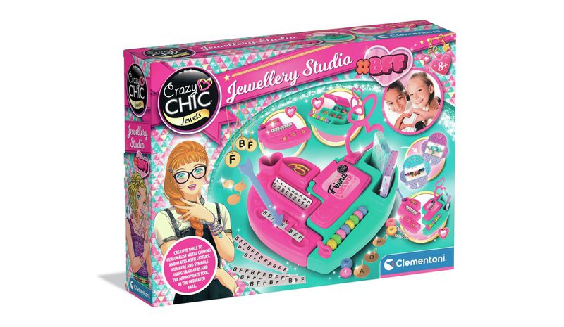 Korujen luomispaketti Crazy Chic Bff Jewelry Studio, eri värejä.