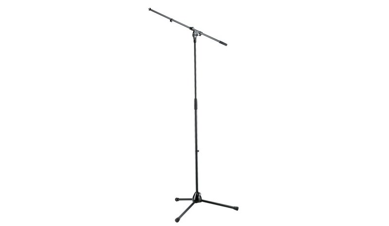 Mikrofonitelineellä K&M 210/2 musta – kuva 1/2