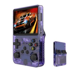 Pelikonsoli R36S Retro Handheld Video Game Console, 64GB 10000+ peliä