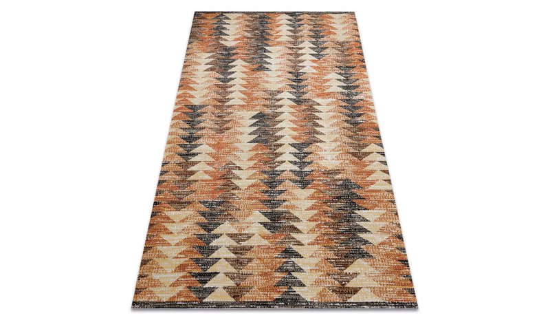Moderni matto MUNDO D7461 3D ulkokäyttöön harmaa / beige