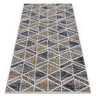 Moderni matto MUNDO D7461 3D ulkokäyttöön harmaa / beige