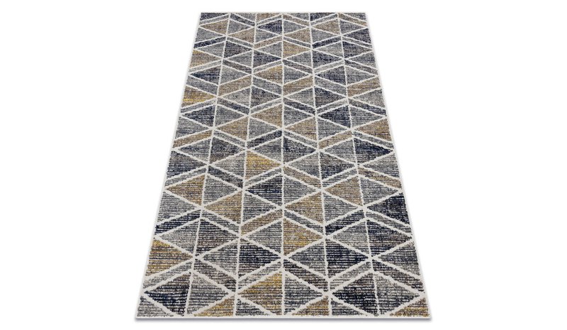 Moderni matto MUNDO D7461 3D ulkokäyttöön harmaa / beige