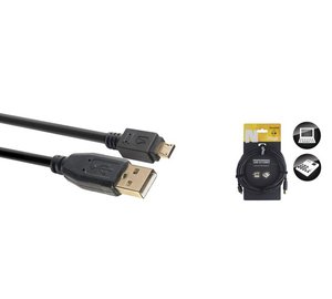 Datakaapeli Stagg USB-A/m - micro USB-A/m 5m
