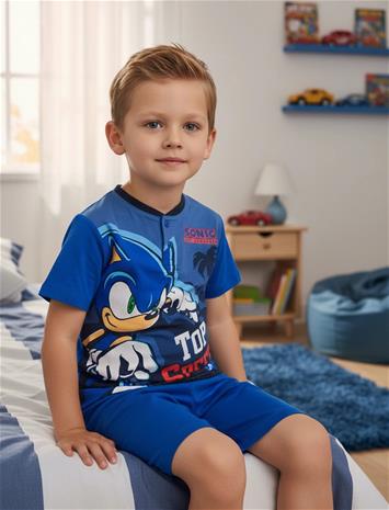Sonic Pyjama - Red - 128