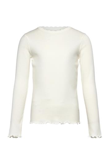 Huttelihut T-Shirt Ls Rib - Pink - 110