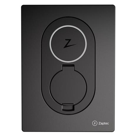Zaptec Go charging box 22kW, Type 2, WiFi and 4G, Rock grey