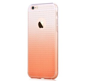 DEVIA Apple iPhone 6/6s Plus Leo2 Diamond pehmeä suojakuori ruusukulta