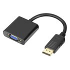 Sovitin Deltaco VGA - DisplayPort, 1080p 60Hz, 0,2m, musta / DP-VGA7-K / 00110027