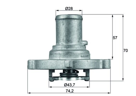 TI 122 87D Termostaatti – kuva 1/1