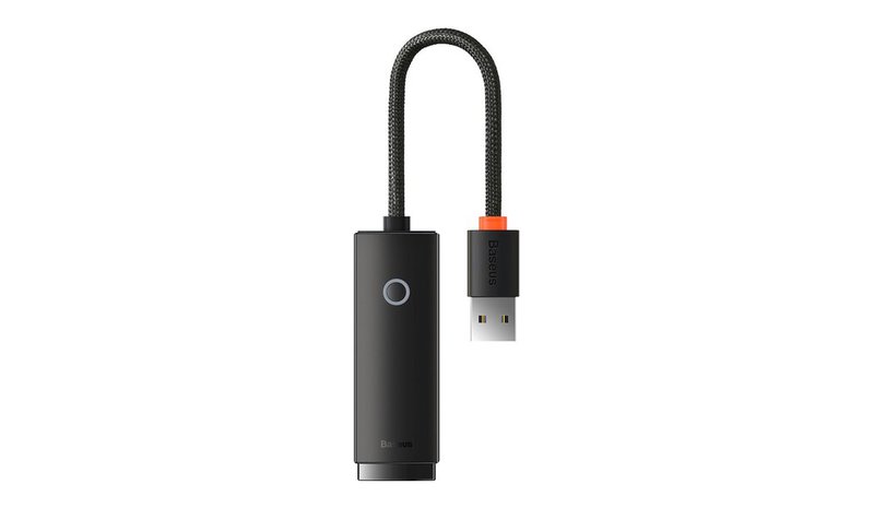 Ulkoinen LAN-verkkokortti USB Type A RJ45 100Mbps, harmaa