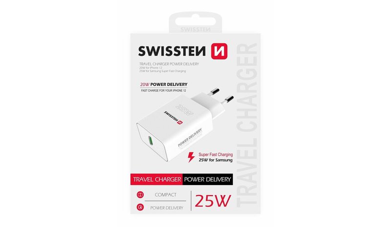 Swissten Premium 25W SW-USBCPD25W-W