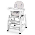 Monikäyttöinen syöttötuoli Ricokids Sinco 5in1, harmaa