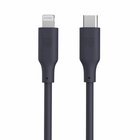 „Evelatus“ USB C - „Lightning“ silikoninen kaapeli 1,2 m (MFI10CL) 60 W / 20 V 3 A, sininen