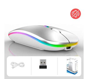 Langaton RGB-hiiri, hopea
