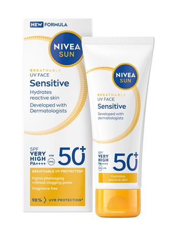 NIVEA SUN UV Face Sensitive Cream SPF 50+ 40 ml