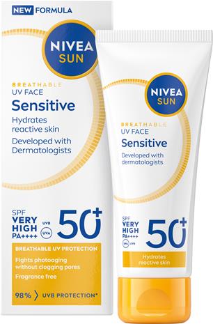 NIVEA SUN UV Face Sensitive Cream SPF 50+ 40 ml