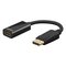 DisplayPort-HDMI-sovitin, DP 1.2, musta – kuva 1