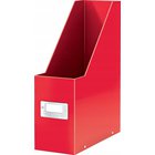 Teline aikakauslehdille Leitz Click&store, punainen, 95 mm