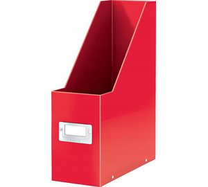 Teline aikakauslehdille Leitz Click&store, punainen, 95 mm
