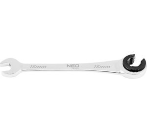 Kiintoavain ja räikkä 15 mm Neo Tools