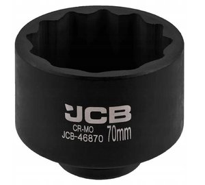 Jcb 3/4 12-kulmainen iskuliitin 70 mm