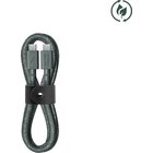 Native Union Belt Cable Usb-c Pd 60w, 1,2m, Nylonowy oplot, Zielony