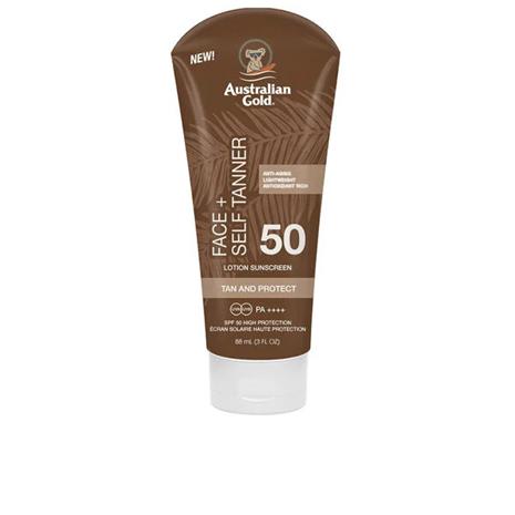 Australian Gold SPF 50 Face + selftanner 88 ml