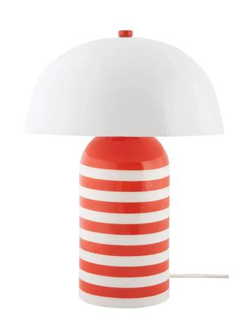 Leitmotiv Table Lamp Rayado Retro - Orange - H30CM