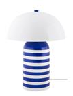 Leitmotiv Table Lamp Rayado Retro - Blue - H30CM