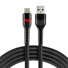 Everactive Usb-c kaapeli 1m, musta, Led-valolla