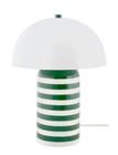 Leitmotiv Table Lamp Rayado Retro - Green - H30CM