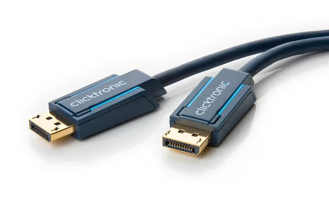 ClickTronic DisplayPort Cable 5m - Audio/Video – kuva 5/6