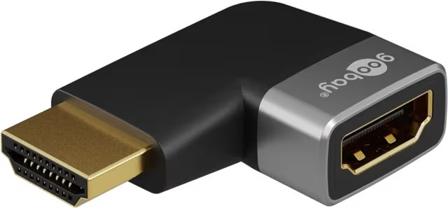 Pro Plus - HDMI - Angled Adapter 90° Vertical - Black
