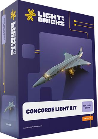 Light My Bricksâ„¢ Concorde valosarja – kuva 2/4