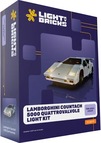 Light My Bricksâ„¢ Lamborgini Countach 5000 Quattrovalvole valosarja