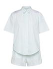Calvin Klein S/S Shirt Short Set - Green - XL