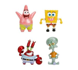 Miniatyyrihahmot Jada Sponge Bob, 4 kpl.
