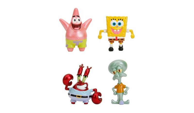 Miniatyyrihahmot Jada Sponge Bob, 4 kpl.