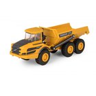 Metallinen kippiauto Volvo A25g, 20cm, lelu lapsille yli 3-vuotiaille