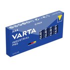 Pakkauksessa 10 AAA-LR03 paristoa VARTA Industrial Pro