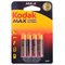 KODAK LR03-4BB (AAA) MAX Läpipainopakkaus, 4 g. – kuva 1