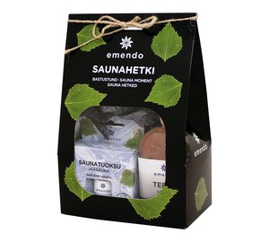 Emendo Saunahetki: Jääsauna 10ml +mv pk + Tervanarusaippua 180g
