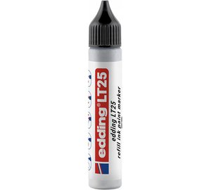 Edding E-lt 25 musteen täyttö, hopea, 25 ml