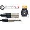 Stagg REAN 6.35mm Jack TRS - XLR /m 3m – kuva 1