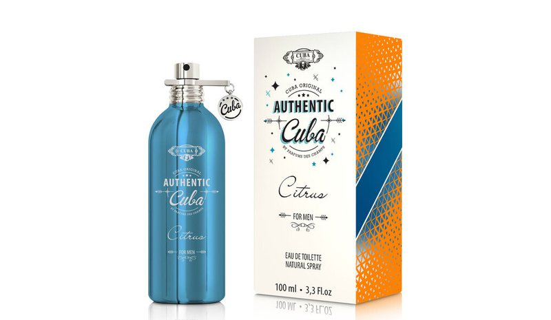 Vyrams skirta tualettivesi Cuba Authentic Citrus EDT, 100 ml