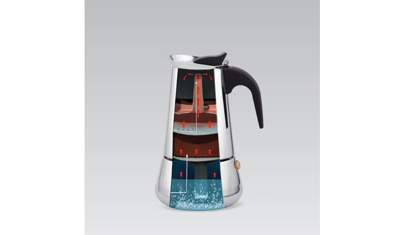 Espressokeitin 6 kupille Maestro MR-1660-6