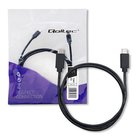 Kaapeli usb 2.0 tyyppi c uros 1.4m musta Qoltec