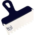 Puolisuunnikkaan ruostumattomasta teräksestä valmistettu lasta 150mm, hampaat 8x8