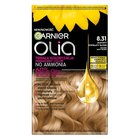 Hiusväri Garnier Olia 8.31 Kultainen tuhkanvaalea, ilman ammoniakkia, pitkäkestoinen väri